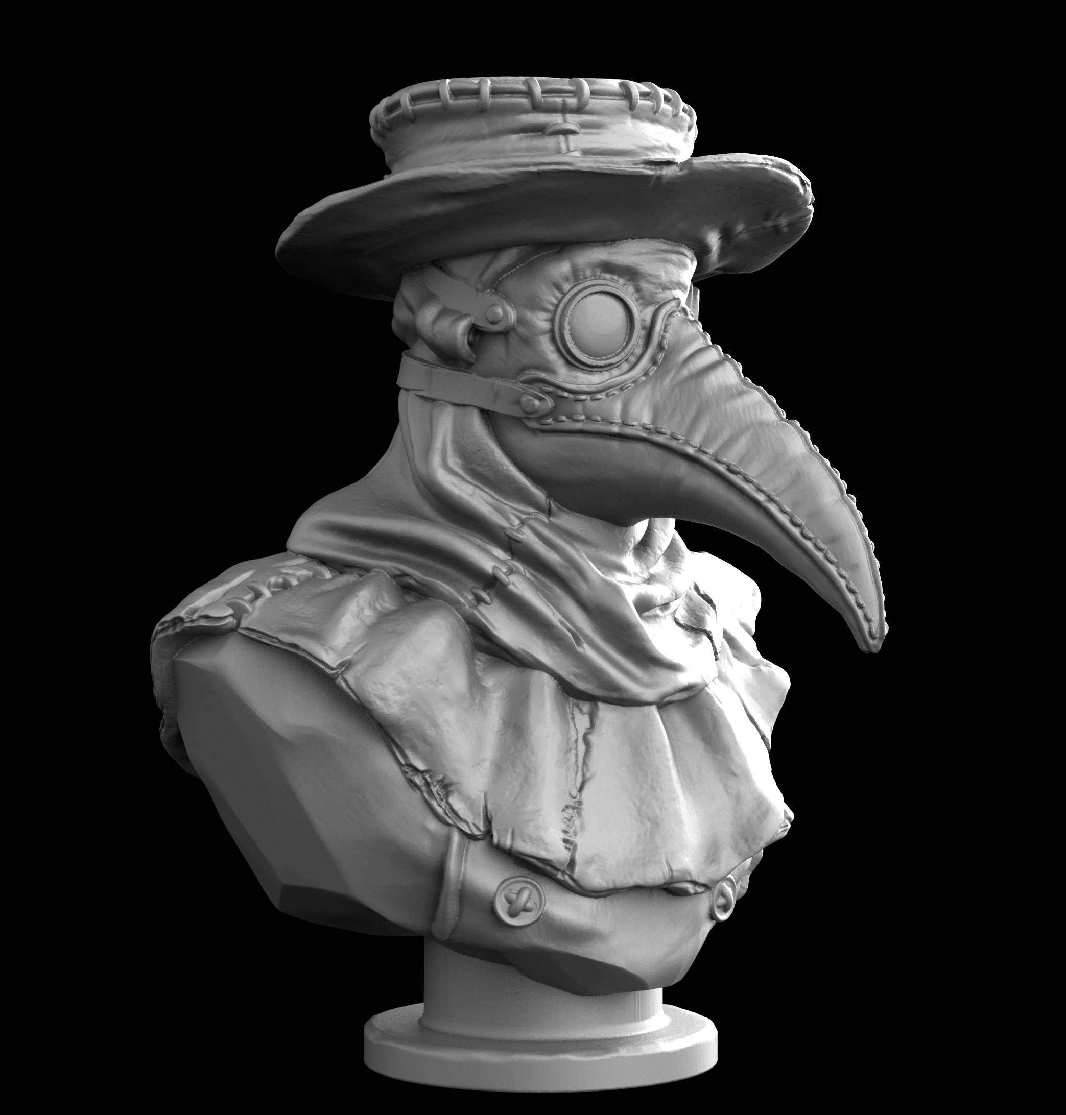 3D-модель: Чумной доктор