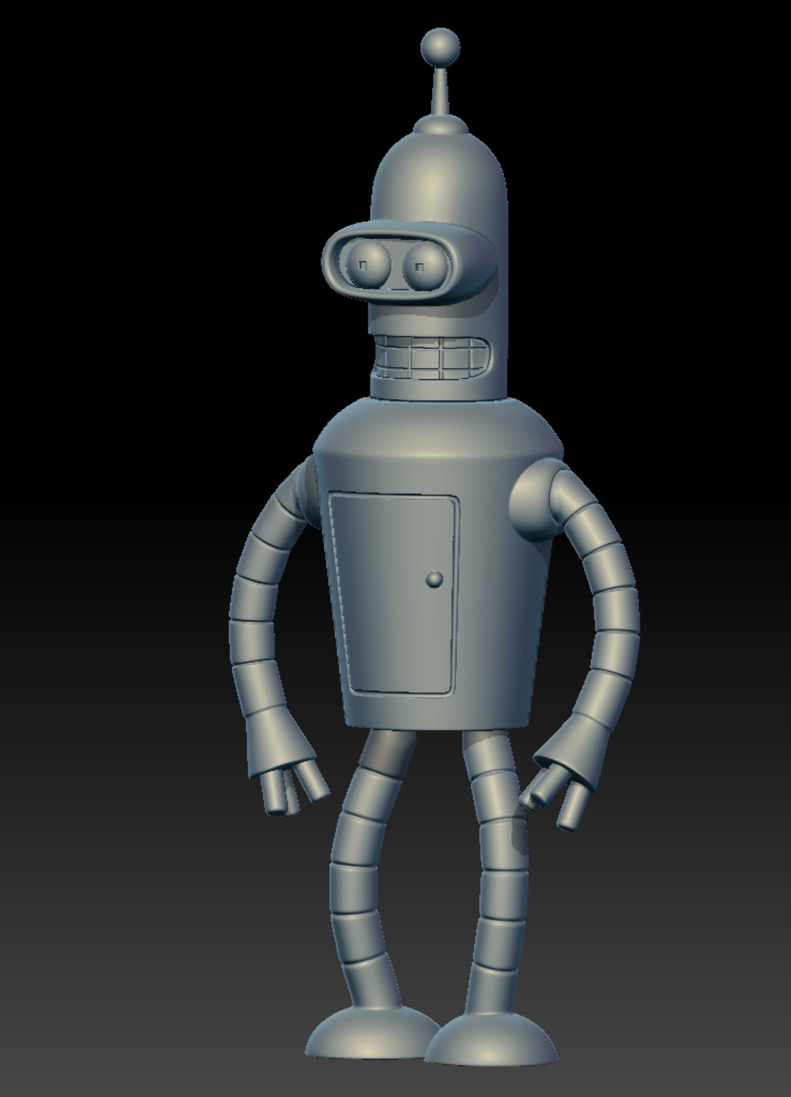 3D-модель: Робот-сгибальщик Бендер