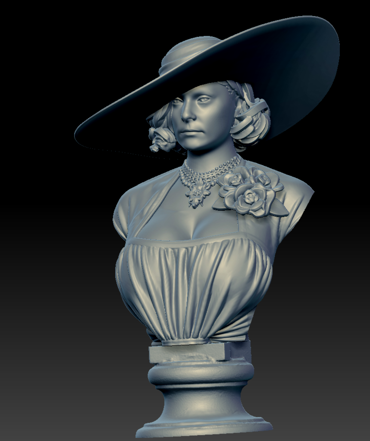 3D-модель: Леди Диметреску из Resident Evil Village